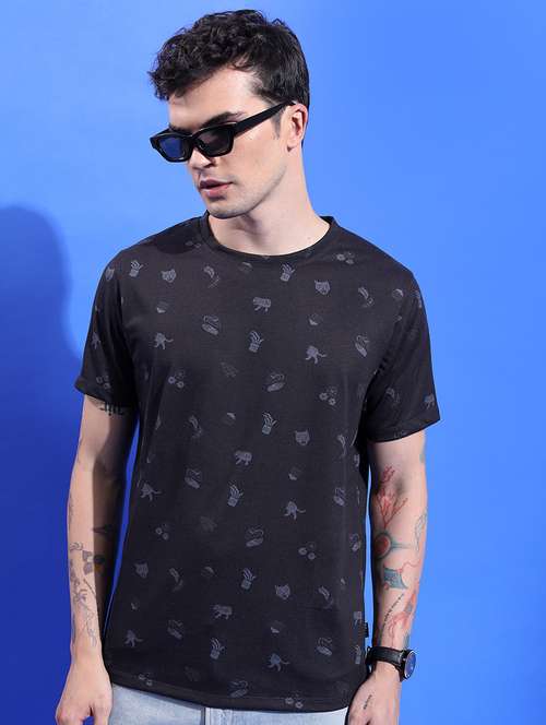 men all over print short sleeve t-shirt - 21375197 - Very Small Image - 1