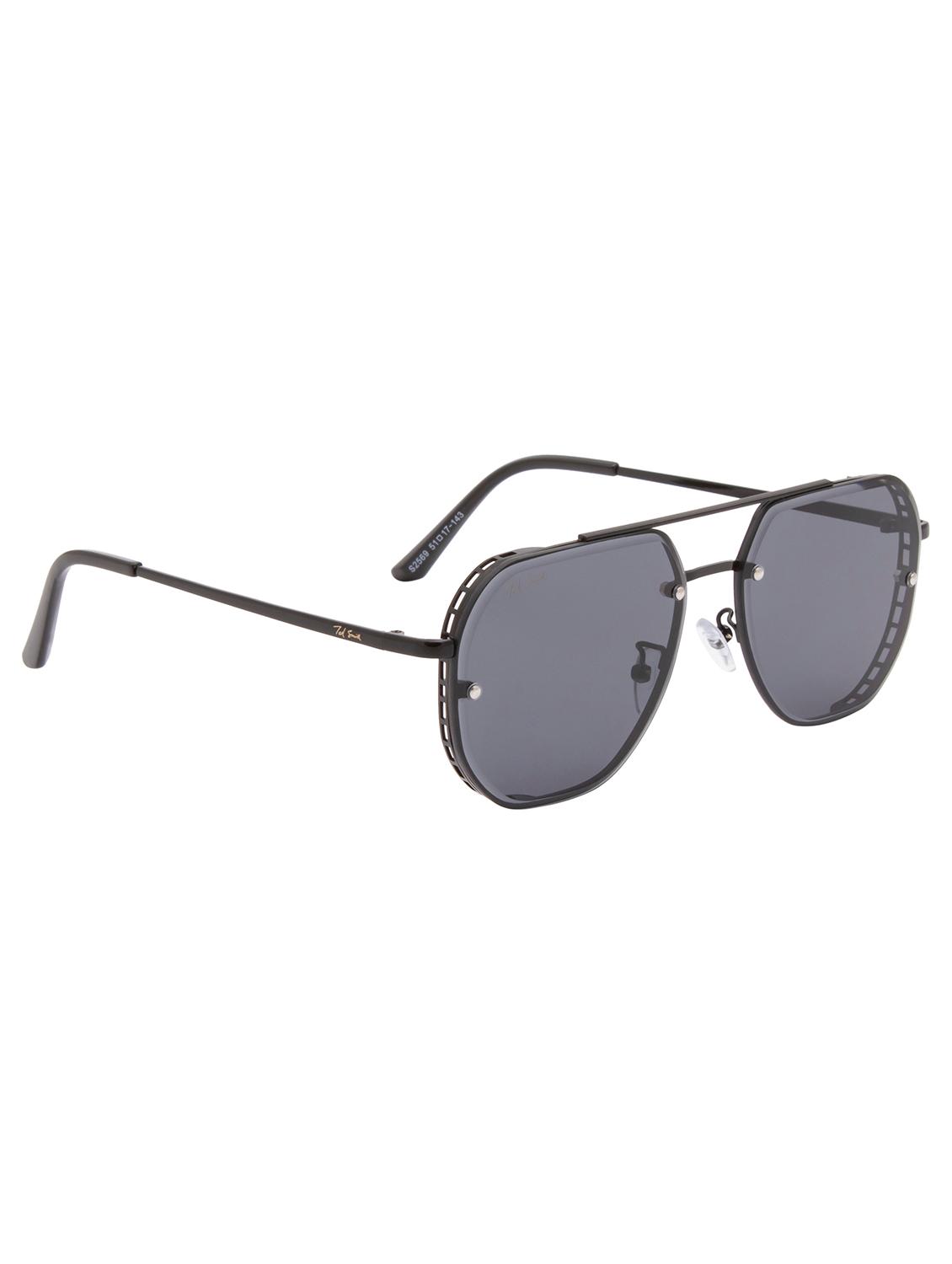 ted smith full rim aviator shape branded latest and stylish sunglasses | polycarbonate lens & 100 % uv protection | men & women - 21387287 - Zoom Image - 3