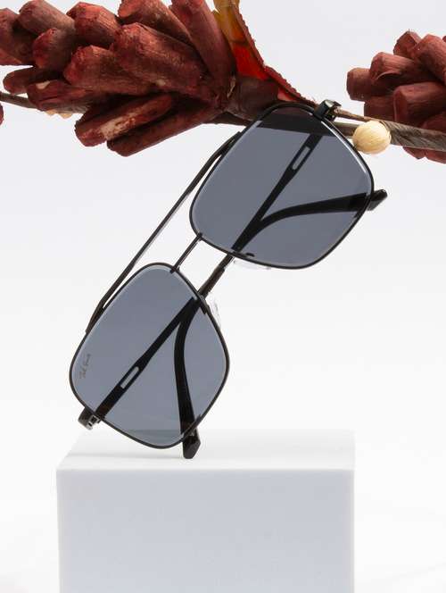 ted smith full rim aviator shape branded latest and stylish sunglasses | polycarbonate lens & 100 % uv protection | men & women - 21387318 - Very Small Image - 1