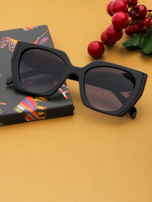 ted smith full rim square shape branded latest and stylish sunglasses | polycarbonate lens & 100 % uv protection | men & women - 21387323 - Very Small Image - 1