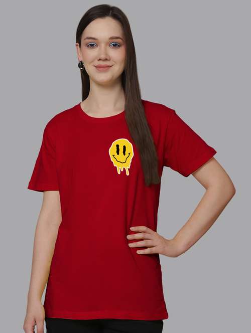 women printed short sleeve regular fit t-shirt - 21390776 - Very Small Image - 1