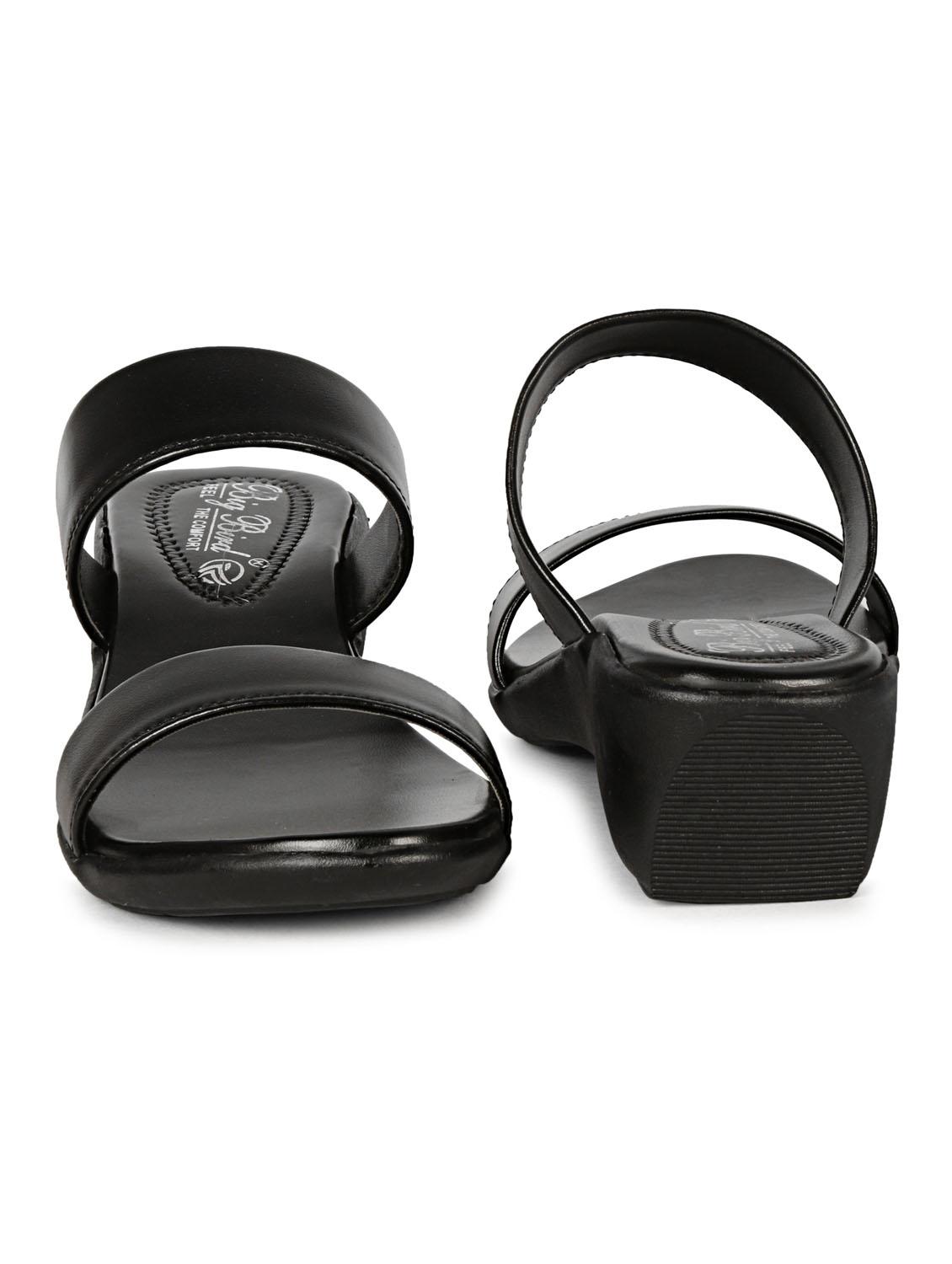 women black slip on sandal - 21395040 - Zoom Image - 3