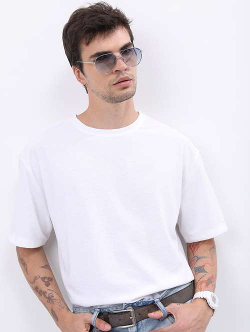 men round neck plain t-shirt - 21487994 - Very Small Image - 1