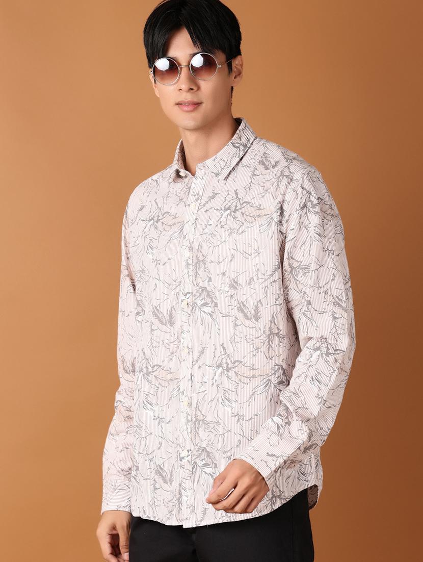 men collared printed casual shirt - 21491055 - Standard Image - 3