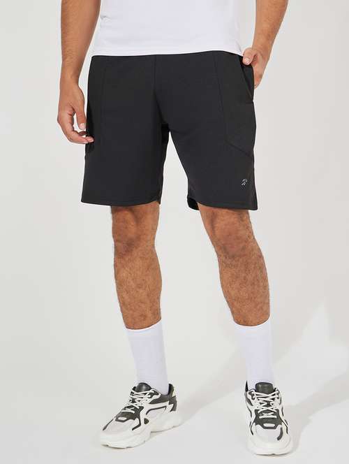 men black polyester shorts - 21494224 - Very Small Image - 1