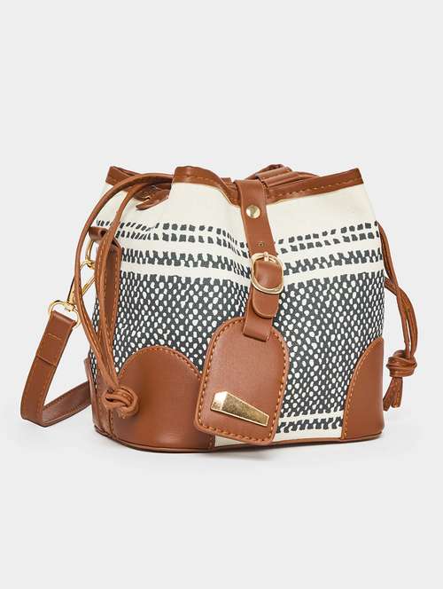 women off white polyester handbag - 21494394 - Very Small Image - 1