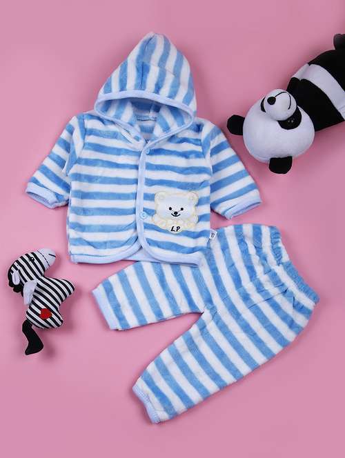 boys striped long sleeve full length set - 21501829 - Very Small Image - 1