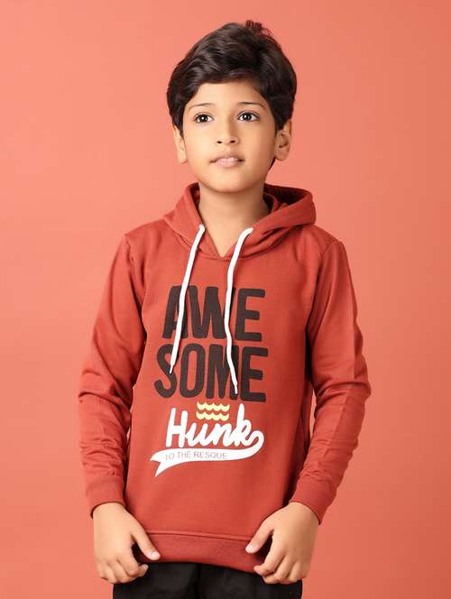 boys front print long sleeve sweatshirt - 21507660 - Very Small Image - 1