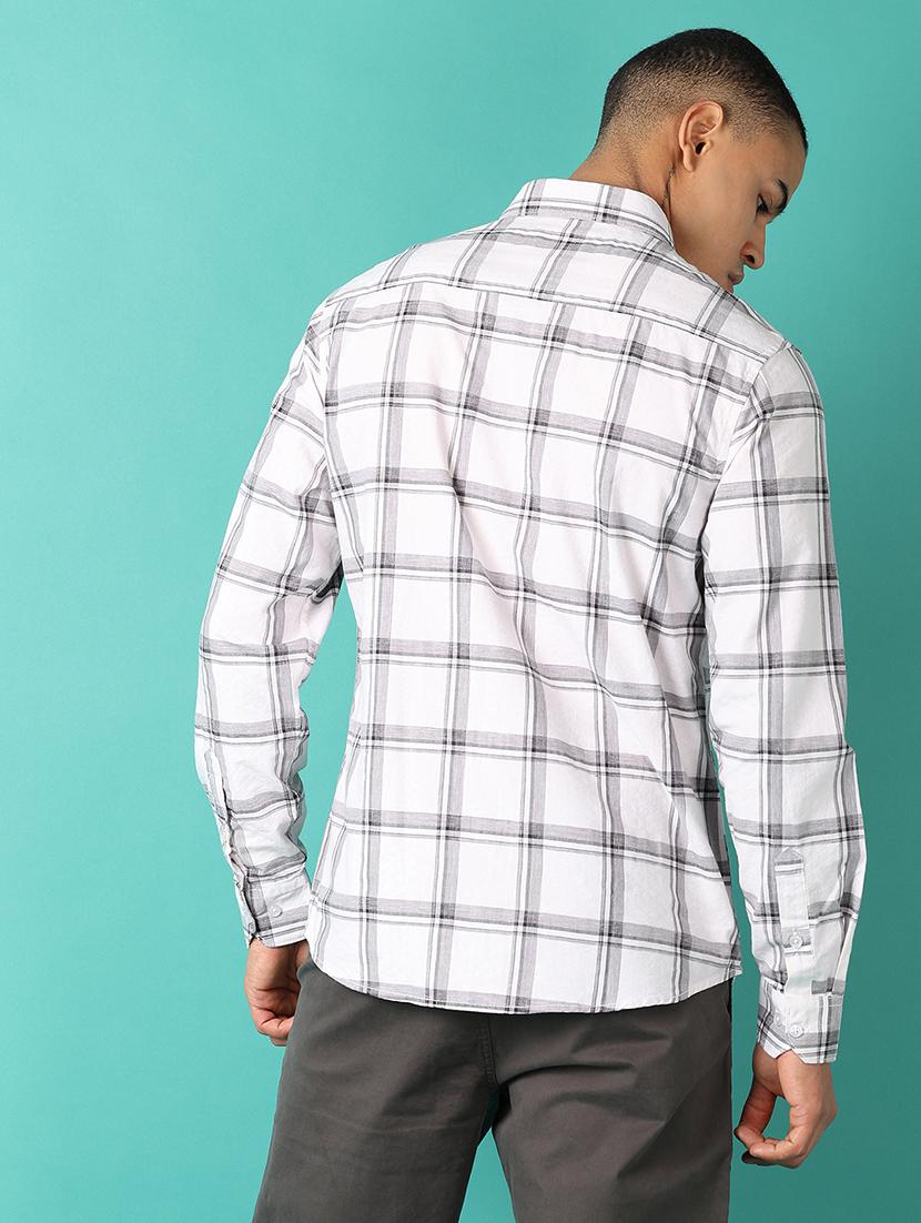 men collared checks casual shirt - 21509472 - Zoom Image - 2