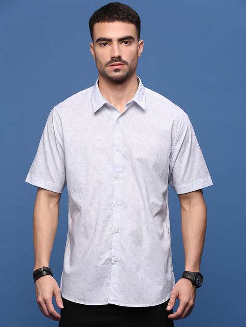men collared printed casual shirt - 21514822 - Very Small Image - 1