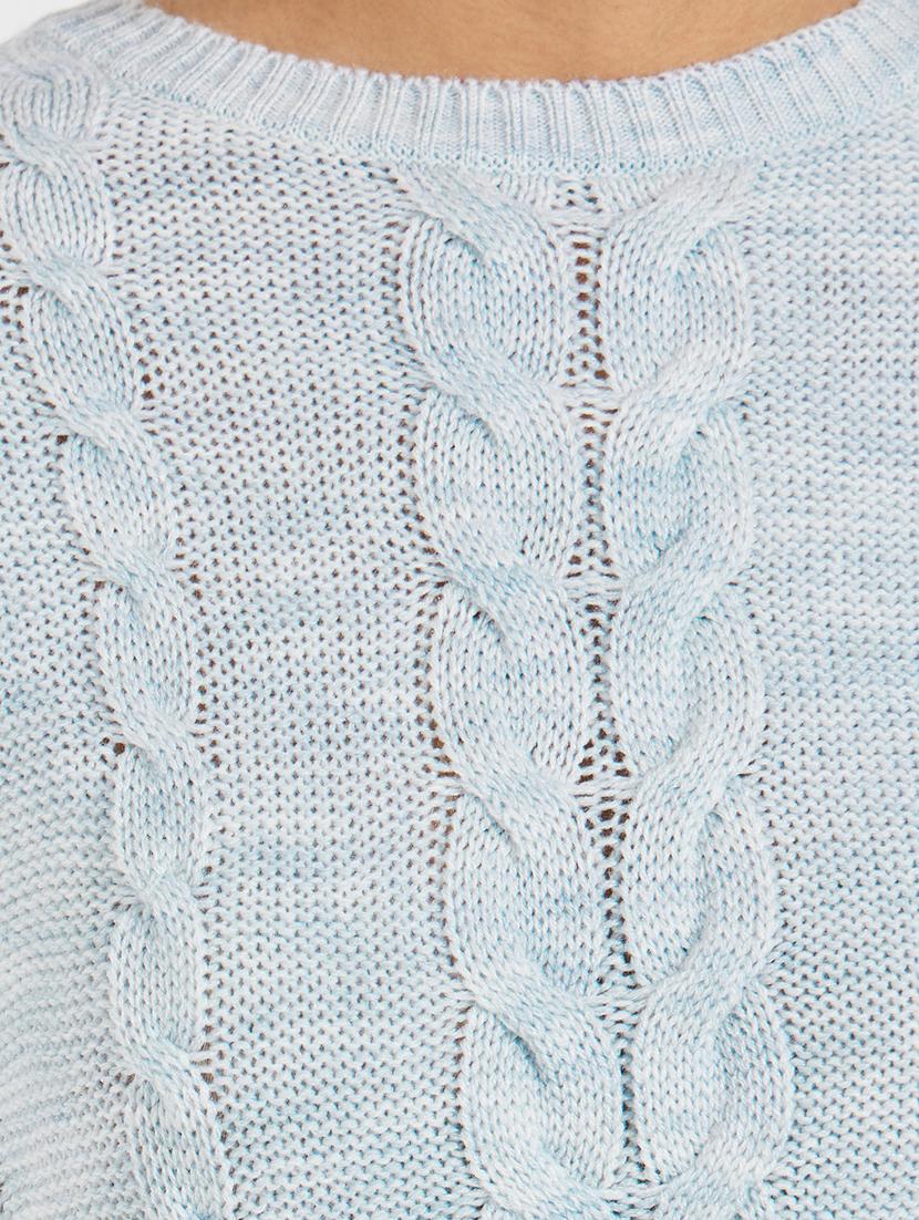 women light blue self-designed pullover - 21518889 - Zoom Image - 3