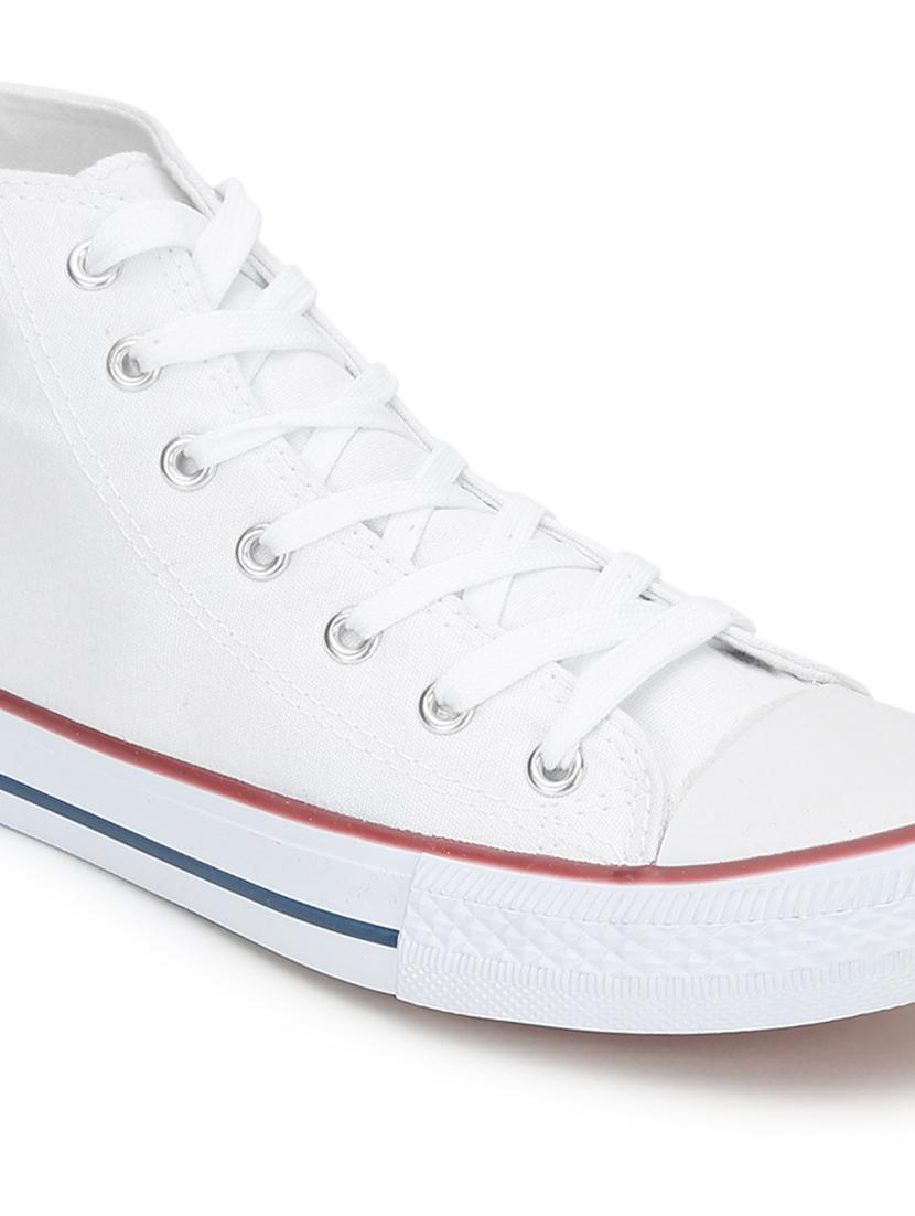 women white lace-up ankle length sneaker - 21526648 - Zoom Image - 4
