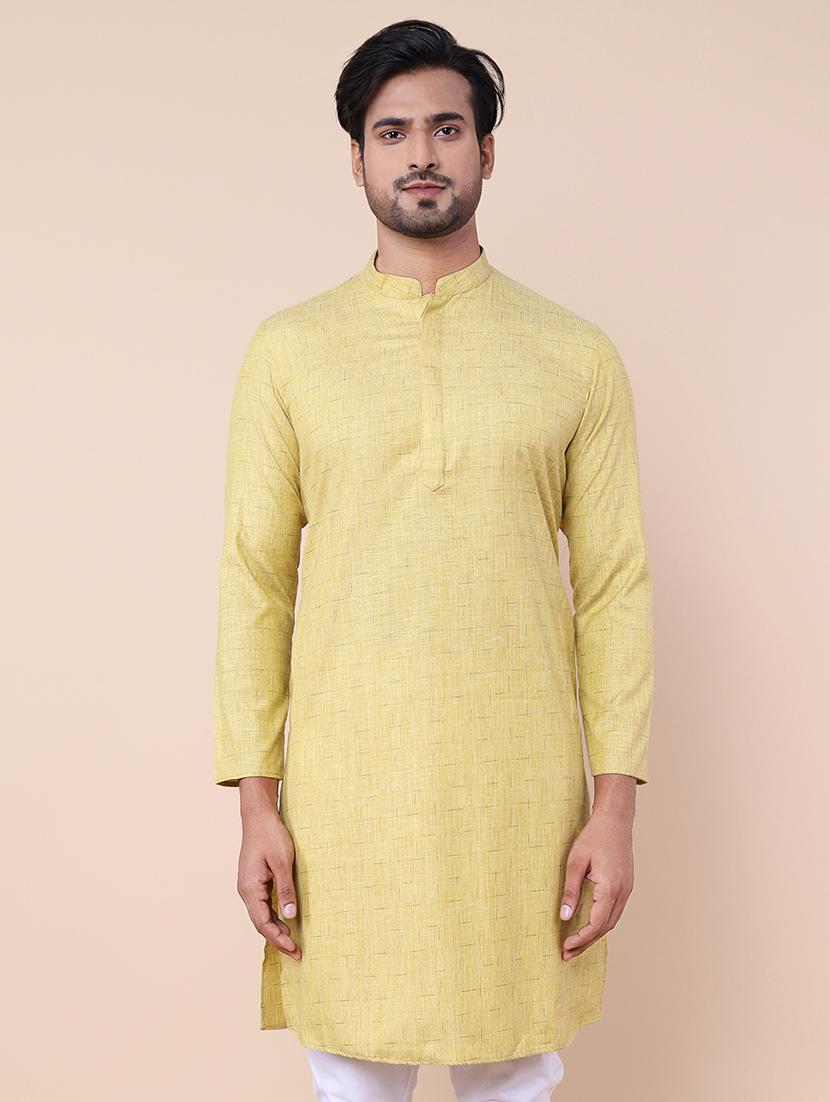 men self design kurta churidar ethnic wear set - 21533027 - Zoom Image - 4