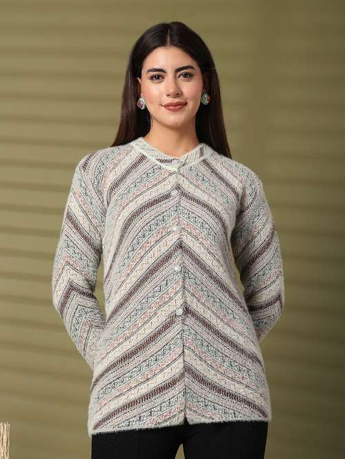 women long sleeve self-designed regular cardigan - 21534488 - Very Small Image - 1