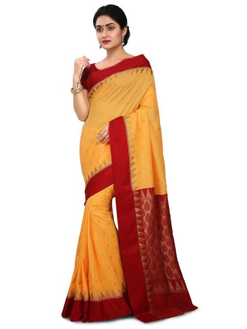 women self design southern silk saree - 21536840 - Very Small Image - 1