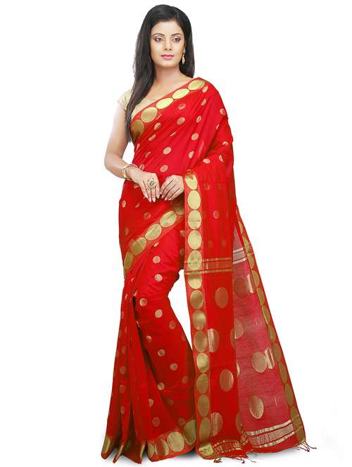 Women Self Design Handloom Saree - 21537077 - Very Small Image - 1