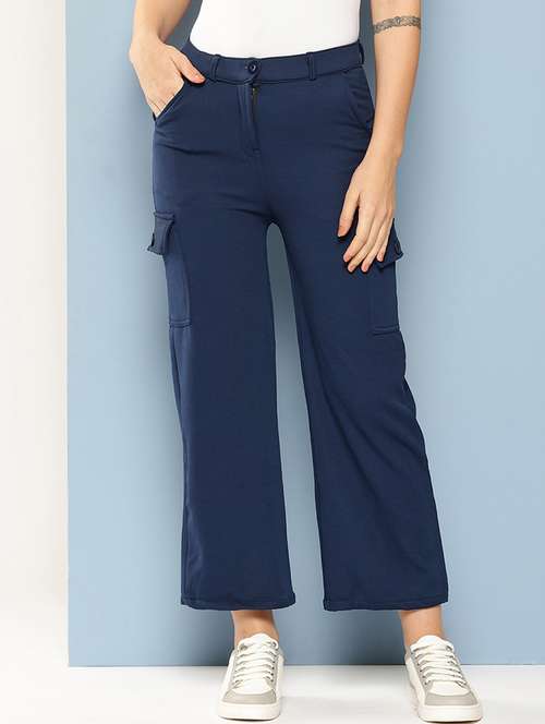 women solids high rise cargo - 21538568 - Very Small Image - 1