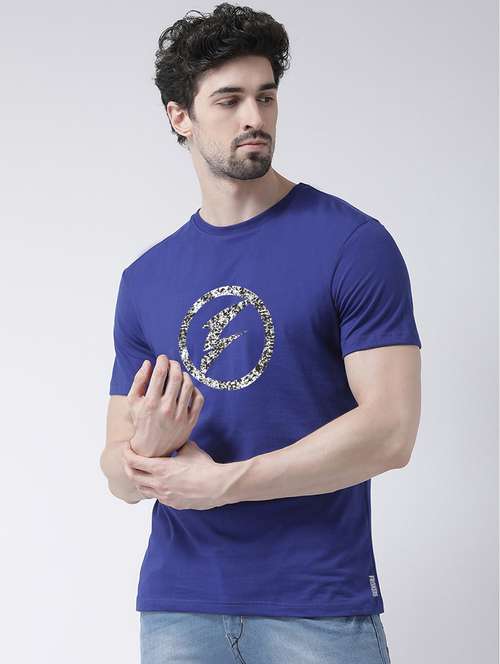 men front print short sleeve t-shirt - 21551925 - Very Small Image - 1