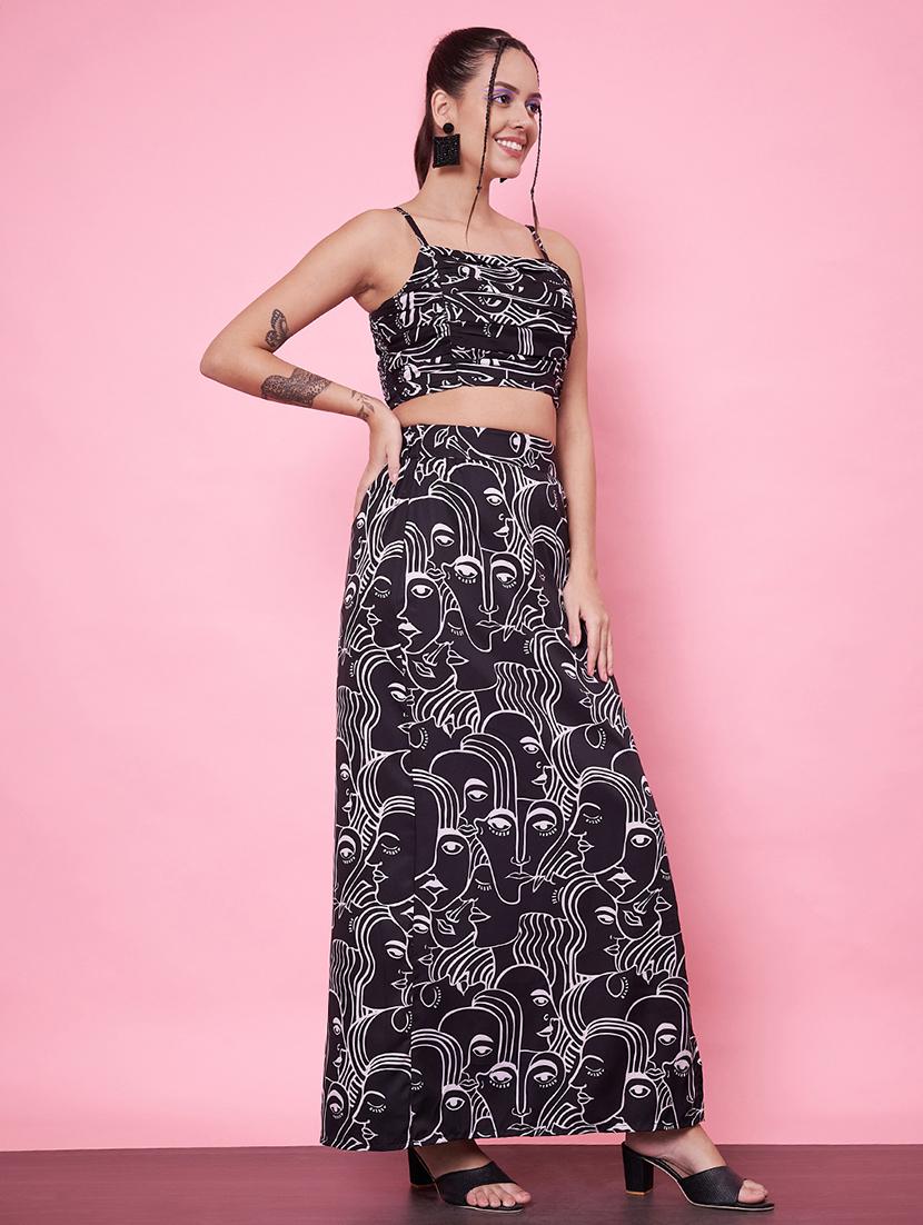 women printed top & skirt co-ord set - 21555934 - Zoom Image - 3