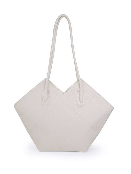 women solid leatherette (pu) tote bag - 21562404 - Very Small Image - 1