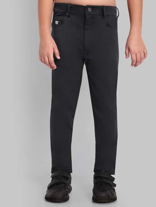 boy solid regular fit chinos trouser - 21573924 - Very Small Image - 1