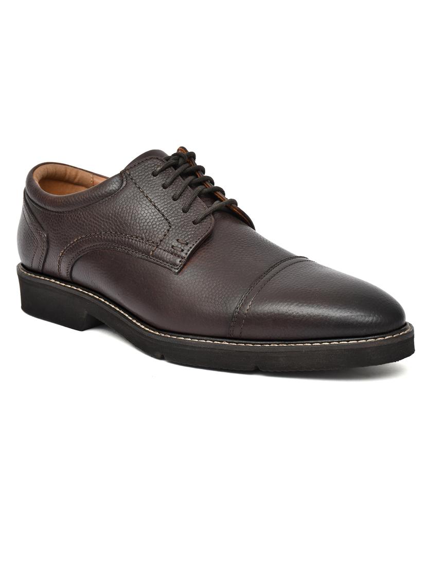 men brown lace-up derby - 21574161 - Standard Image - 2