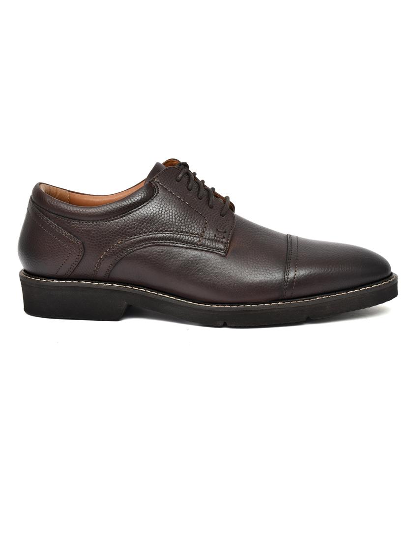 men brown lace-up derby - 21574161 - Standard Image - 3