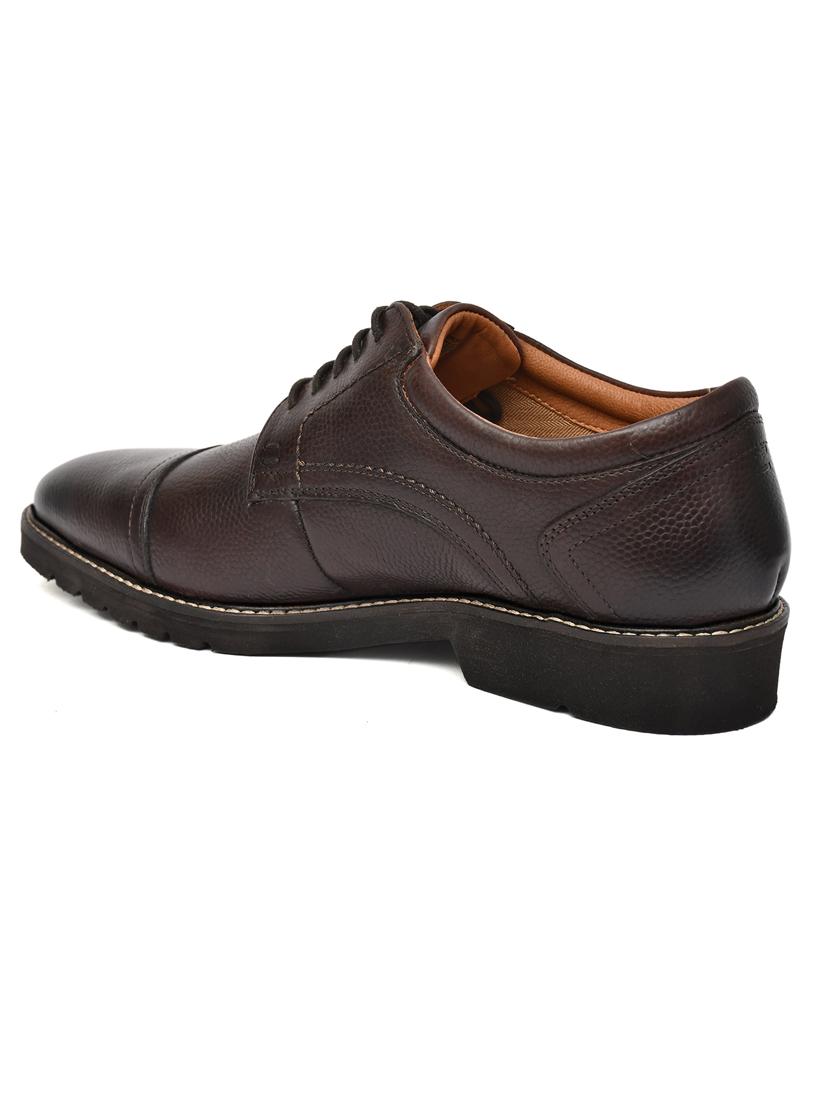 men brown lace-up derby - 21574161 - Standard Image - 4
