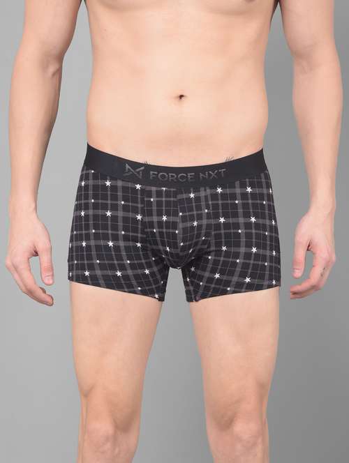 men printed trunks brief - 21575243 - Very Small Image - 1