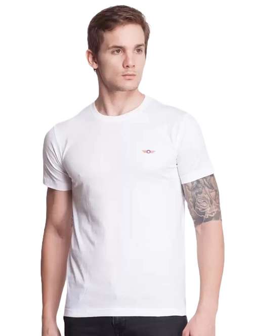 men solid short sleeve t-shirt - 21576359 - Very Small Image - 1
