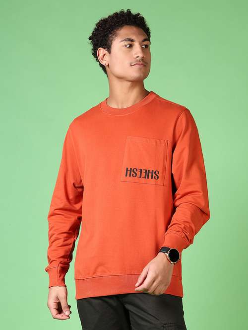 men round neck long sleeve sweatshirt - 21580078 - Very Small Image - 1
