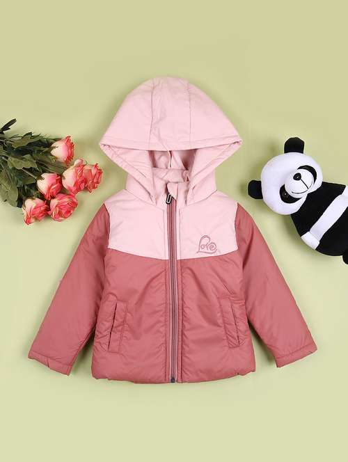 boys color blocked hooded quilted jacket - 21582956 - Very Small Image - 1