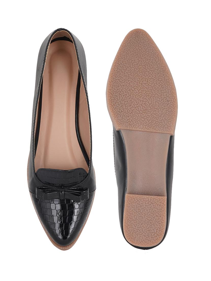 women black slip on ballerina - 21583833 - Standard Image - 2