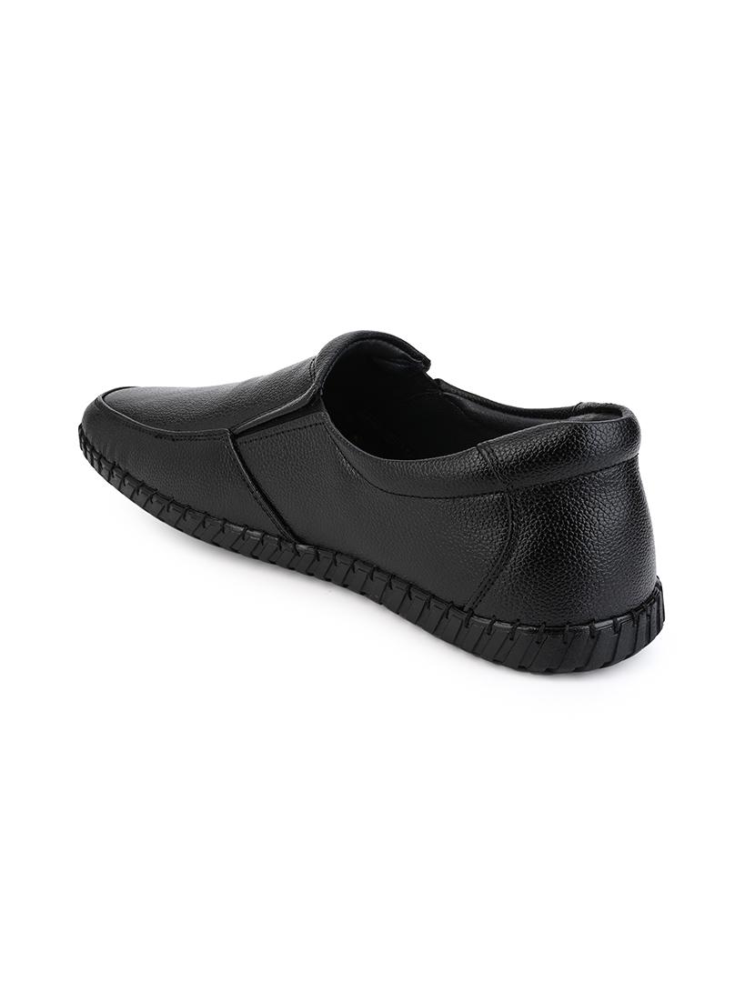 men black solid slip on - 21597480 - Zoom Image - 3
