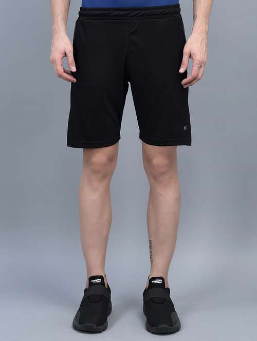 men mid rise color block shorts - 21601410 - Very Small Image - 1