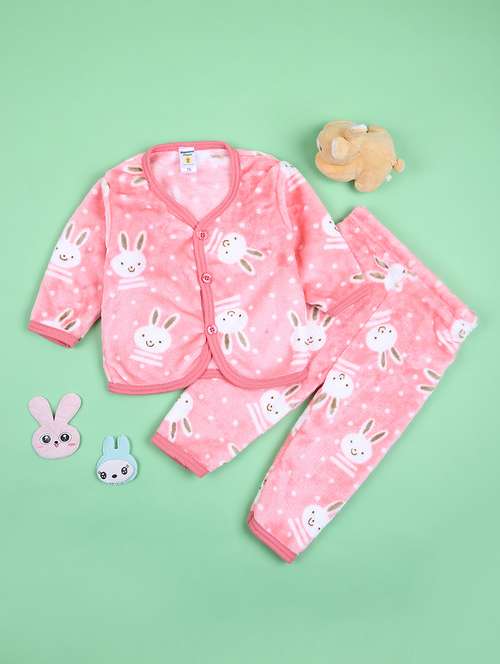 kids printed full length twin set - 21607052 - Very Small Image - 1