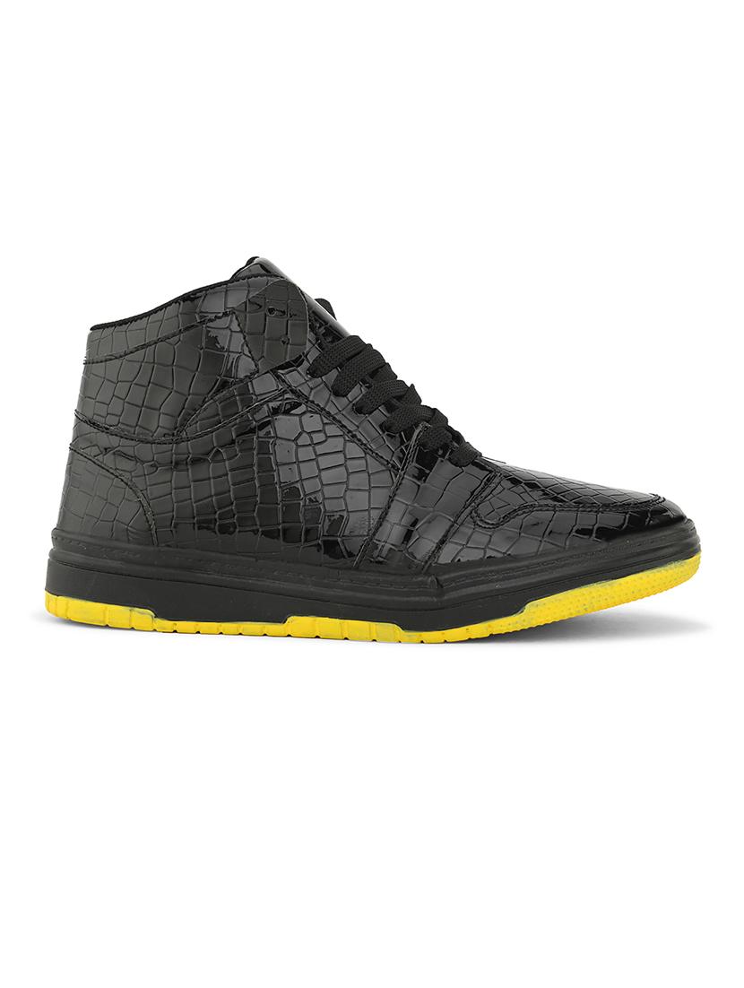 men textured lace-up sneakers - 21614072 - Zoom Image - 2