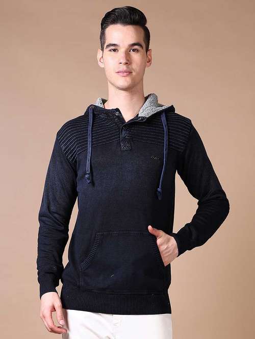 men solid long sleeve sweatshirt - 21637001 - Very Small Image - 1