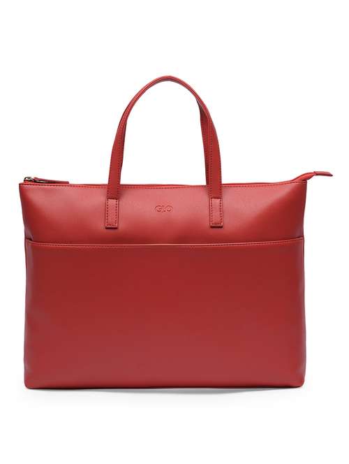 women solid leatherette handbag - 21648268 - Very Small Image - 1