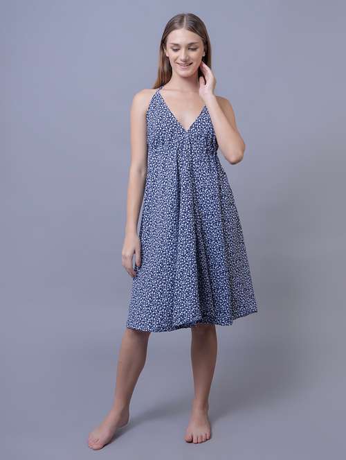 women florals fit & flare holiday dress - 21653410 - Very Small Image - 1