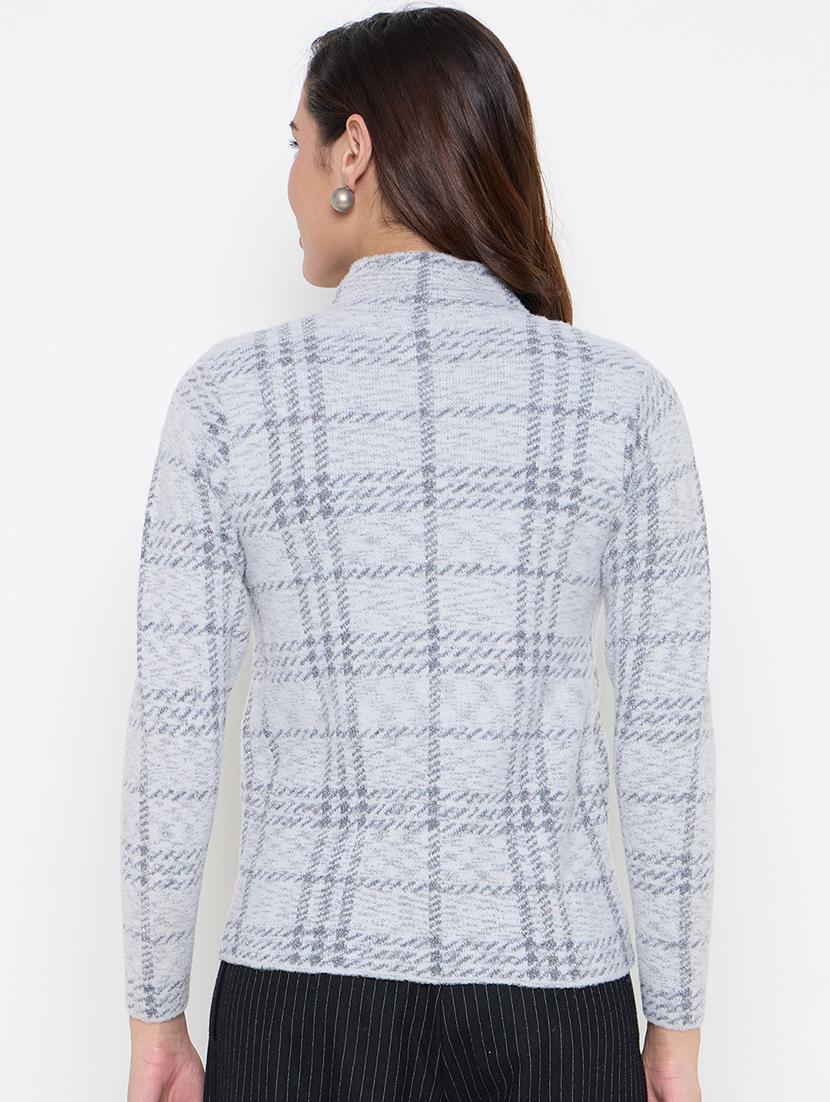 women long sleeves self design cardigan - 21662579 - Zoom Image - 2