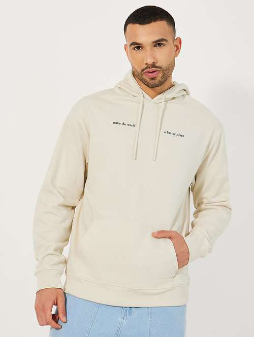 men chest print long sleeve sweatshirt - 21662674 - Very Small Image - 1