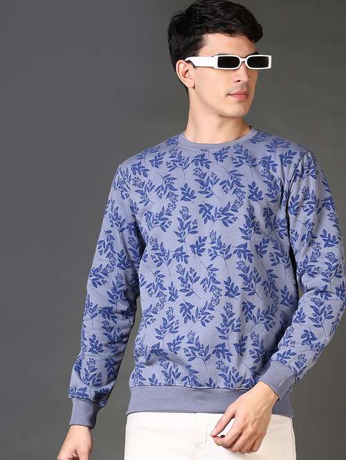men all over print long sleeve sweatshirt - 21663747 - Very Small Image - 1