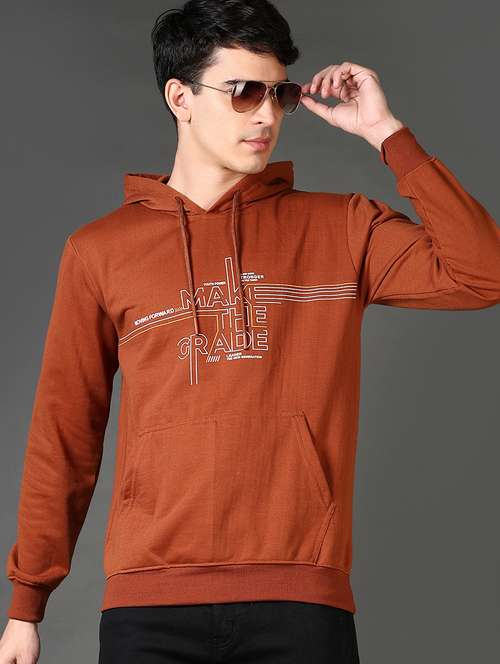 men chest print long sleeve sweatshirt - 21663796 - Very Small Image - 1