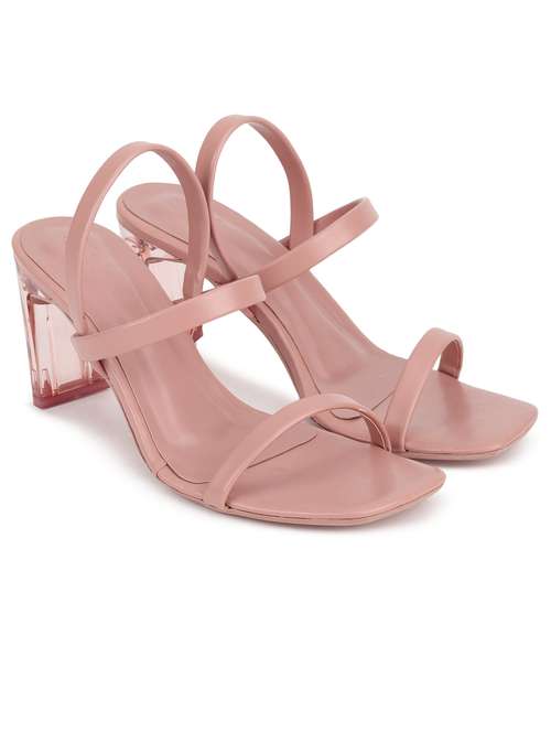 women back strap block heel sandal - 21676734 - Very Small Image - 1