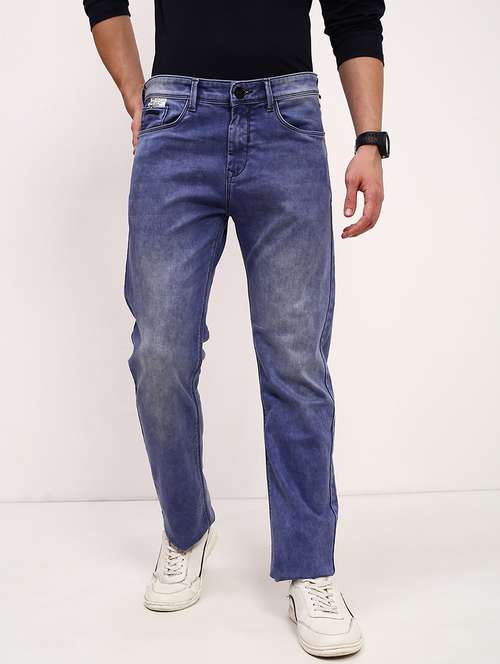 men blue low rise full length jean - 21696166 - Very Small Image - 1