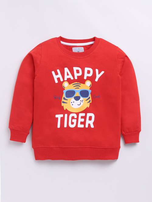 kids printed long sleeve sweatshirt - 21699384 - Very Small Image - 1