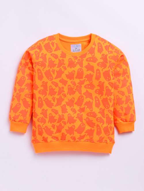 kids printed long sleeve sweatshirt - 21699388 - Very Small Image - 1