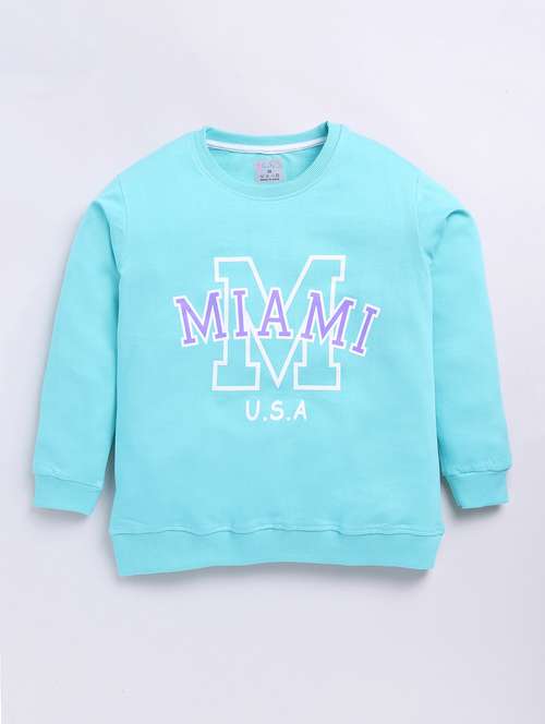 kids printed long sleeve sweatshirt - 21699398 - Very Small Image - 1