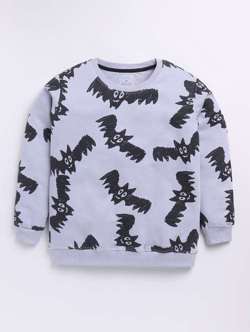 kids printed long sleeve sweatshirt - 21699400 - Very Small Image - 1